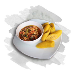 Plantain with sauce