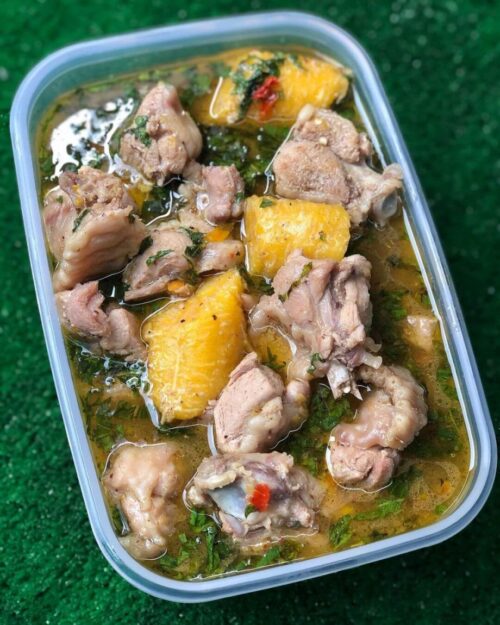 Turkey Peppersoup With Ripe Plantain
